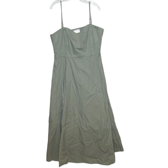 ASOS 100% Cotton Sea-foam Green Maxi Dress. Size 14. - Picture 1 of 8